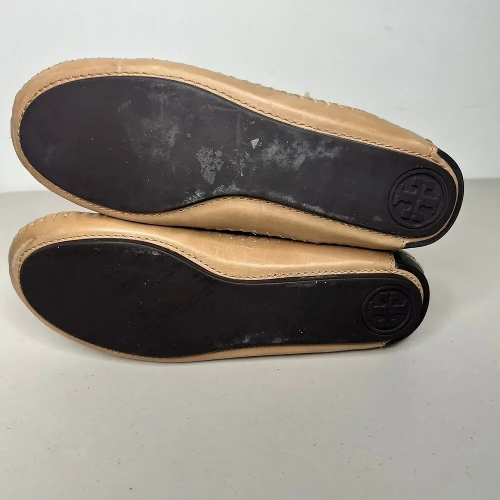 Tory Burch Moccasin Shearling Boots Size 9